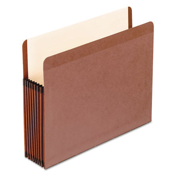 Pendaflex® Premium Reinforced Expanding File Pockets, 7" Expansion, Letter Size, Red Fiber, 5-box freeshipping - TVN Wholesale